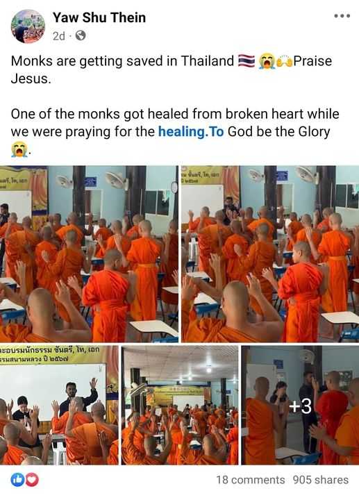 Compte evangeliste birman