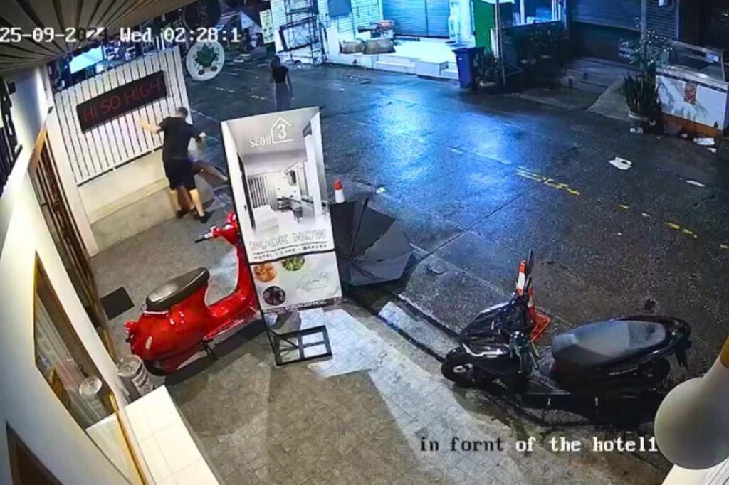 Un touriste russe agresse violemment un thaïlandais et évite la prison