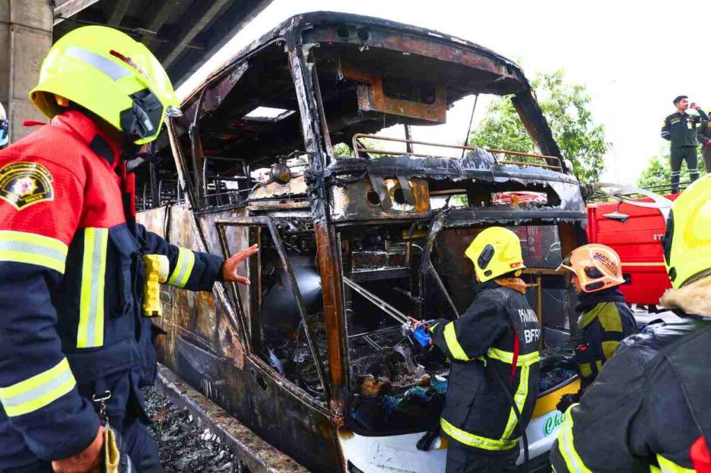Thaïlande : 22 enfants tués dans l'incendie d'un bus GNC scolaire