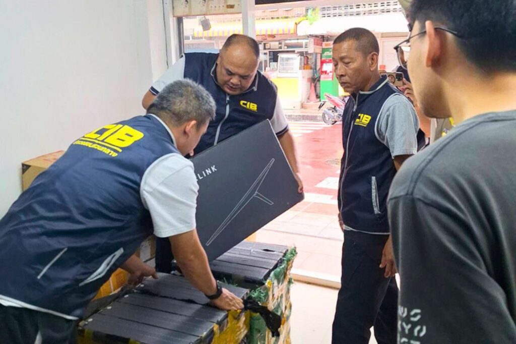 Thaïlande : les gangs chinois de centres d'appel s'équipent d'appareils Starlink