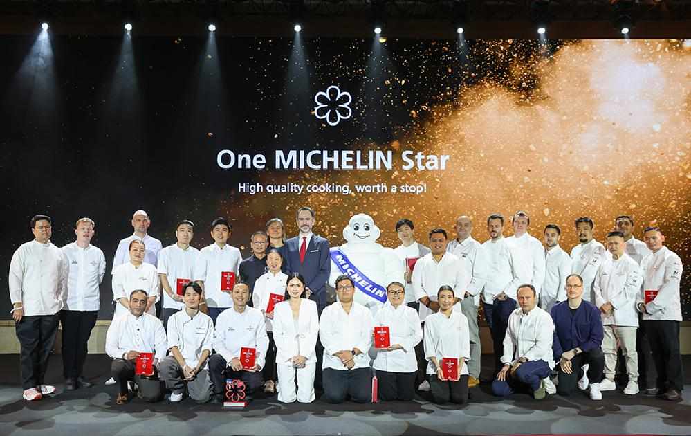 Chefs récompensés par le Guide Michelin Thaïlande 2025.
