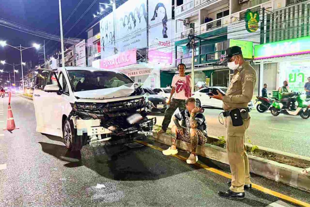 Thaïlande : un touriste étranger provoque un terrible accident à Pattaya