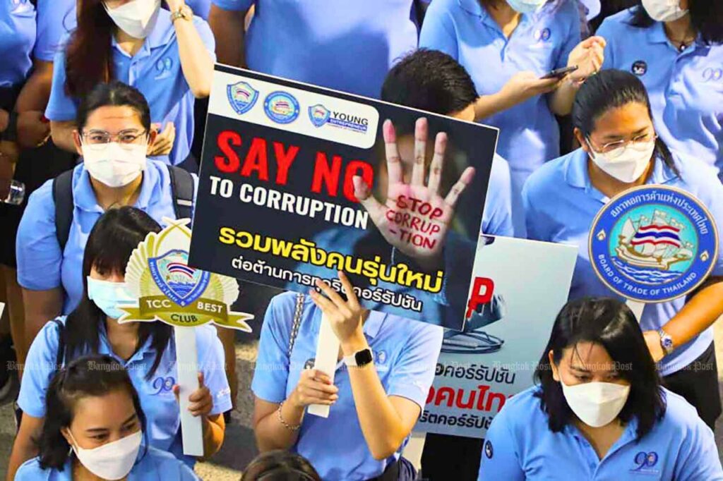 Manifestation contre la corruption en Thaïlande