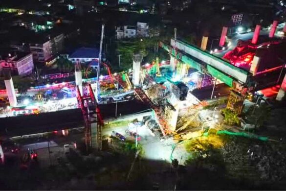 Thaïlande : 5 morts et 27 blessés dans l&rsquo;effondrement d&rsquo;une poutre à Bangkok