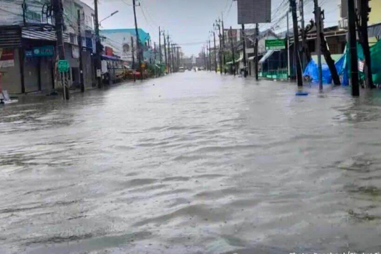 Phuket frappée par des inondations après des pluies torrentielles