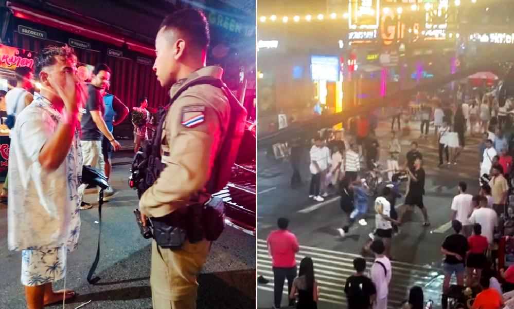 Thaïlande : bagarres quotidiennes entre touristes dans une rue de Phuket