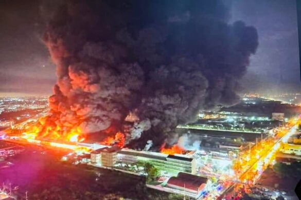 Thaïlande : un terrible incendie ravage une usine de meubles à Bangkok
