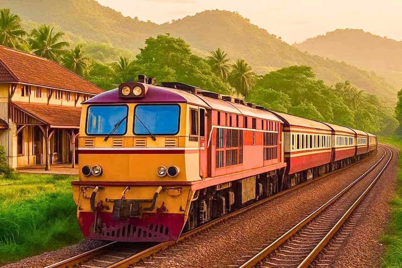 Train en Thaïlande