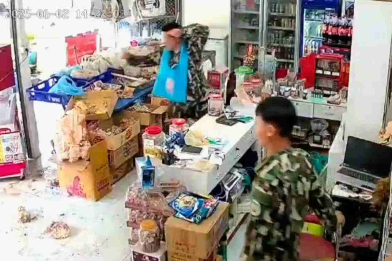 Panique dans une supérette en Thaïlande : un éléphant fait ses courses