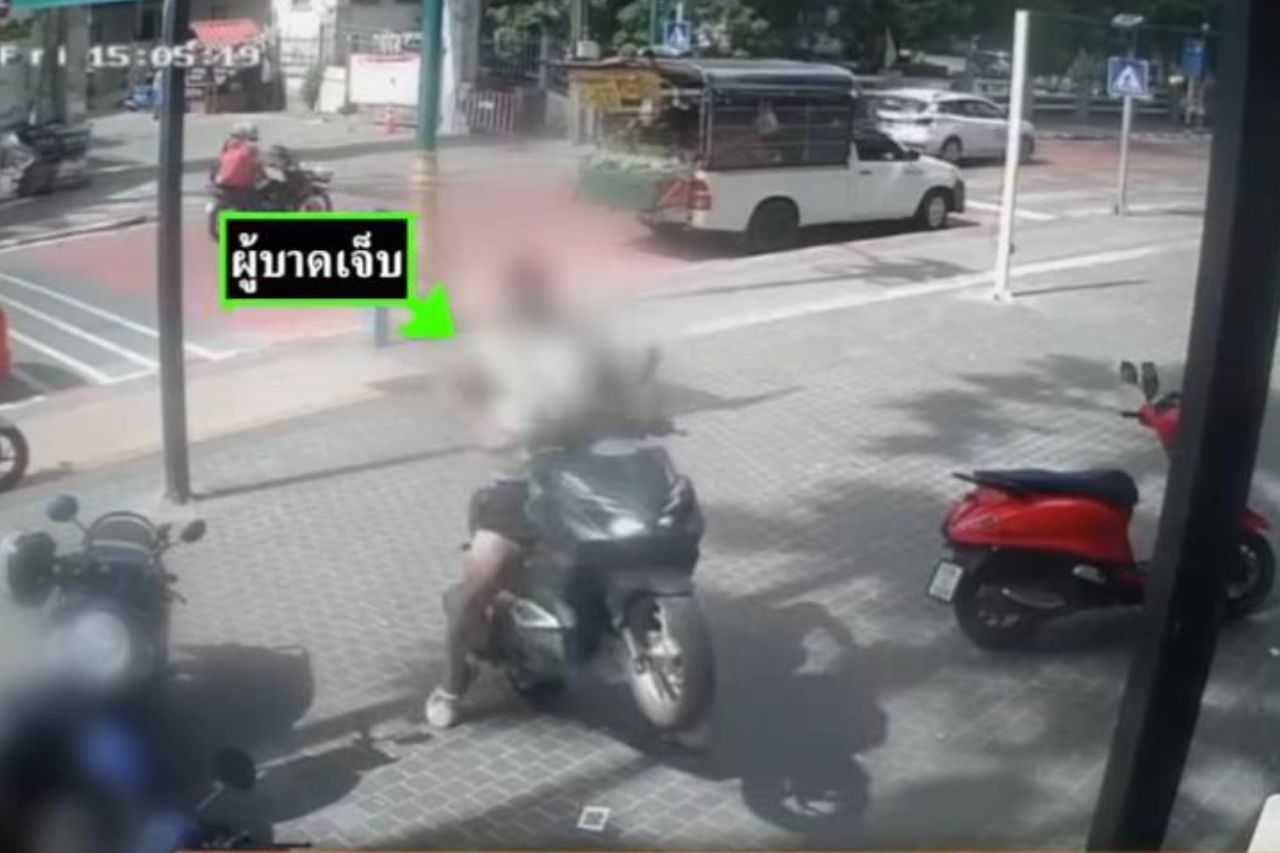Thaïlande : un touriste veut impressionner une femme et finit dans une vitrine