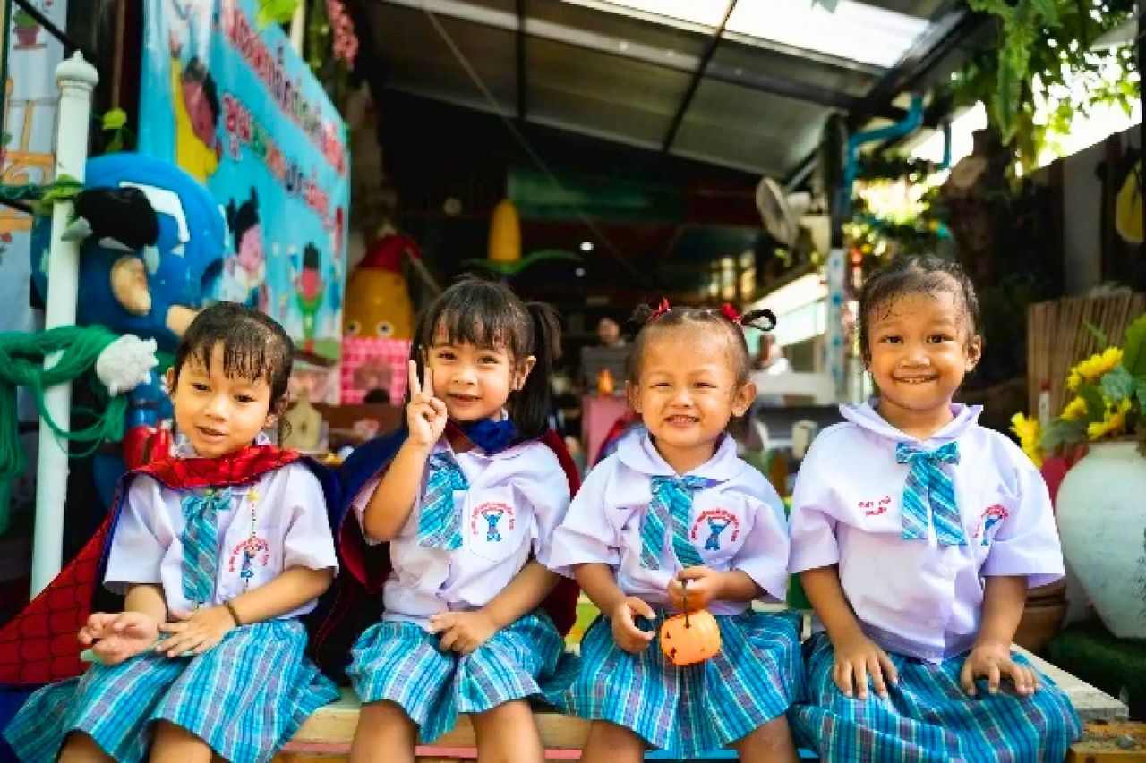 Enfants thaïlandais