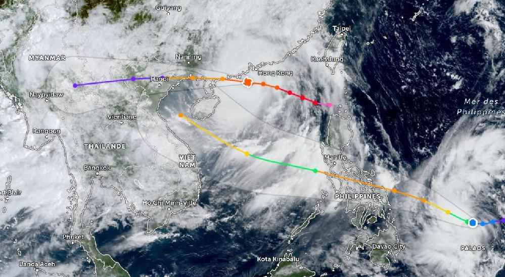 Thaïlande : dix jours de pluies annoncés sous l’effet du typhon Bualoi