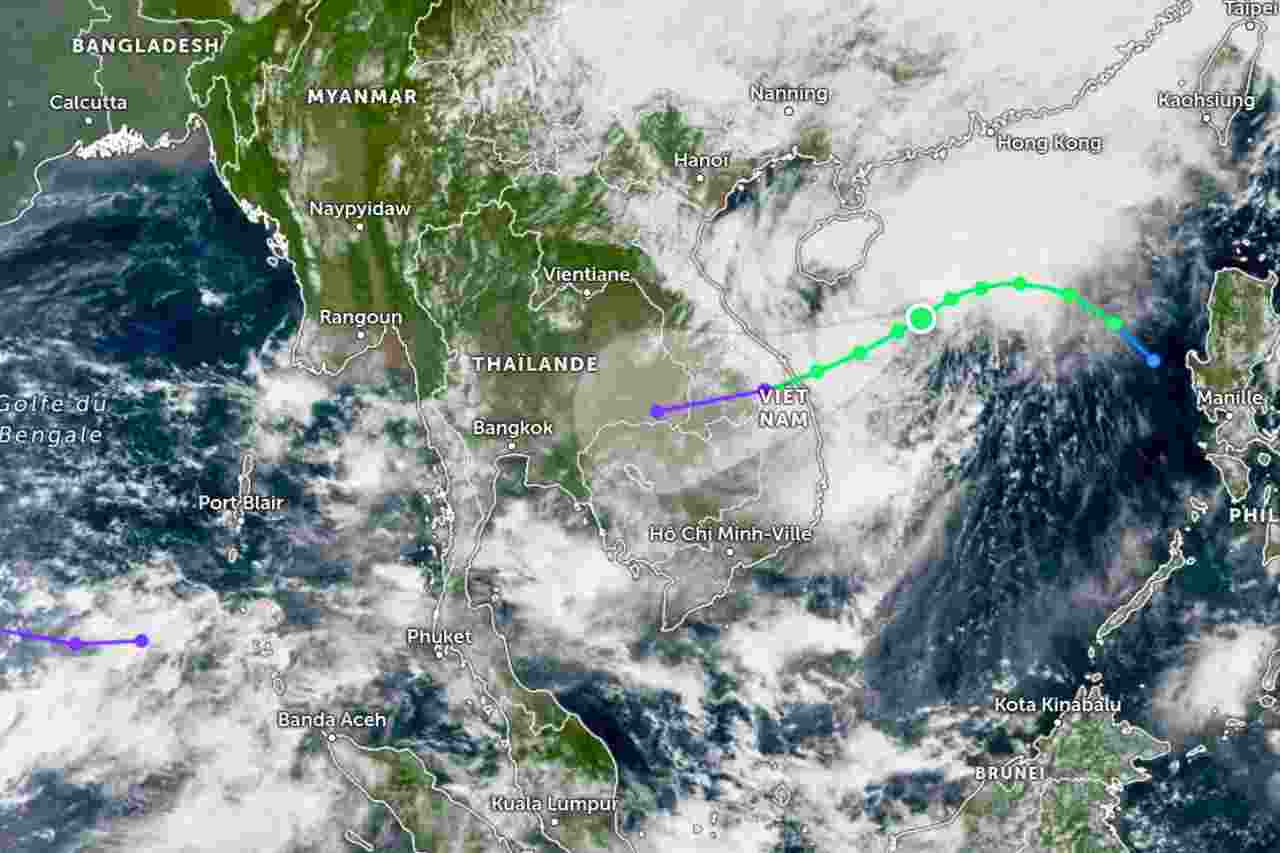 La tempête Fengshen s’approche : la Thaïlande en alerte météo ce week-end