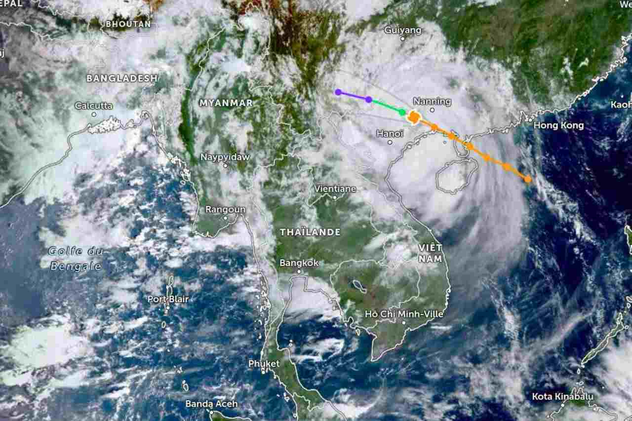 Le typhon Matmo va apporter de fortes pluies en Thaïlande jusqu'au 7 octobre