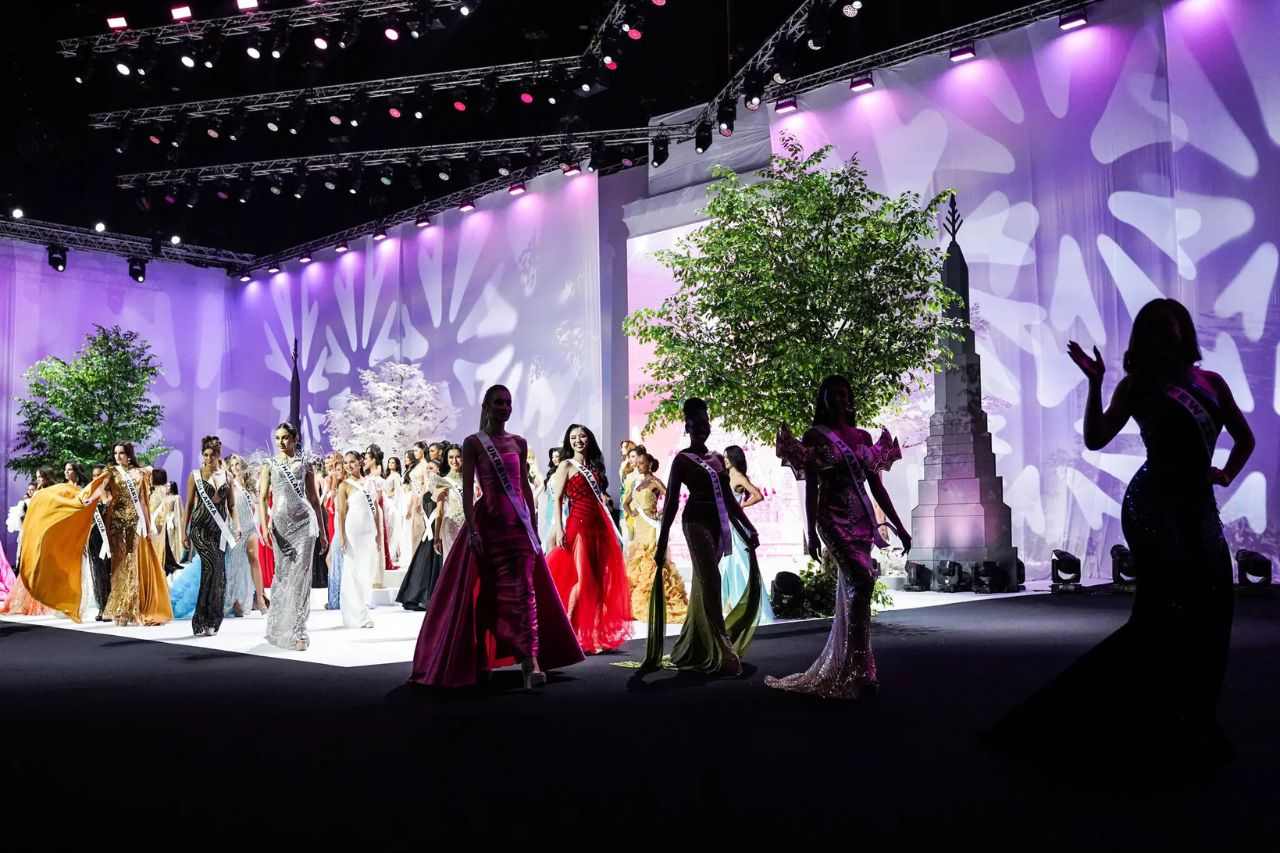 Les candidates à Miss Univers 2025 à Bangkok en novembre.