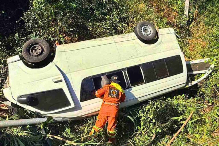 Accident de la route de Wang Nam Khiao à Nakhon Ratchasima dans le nord-est de la Thaïlande survenu le 5 janvier 2026