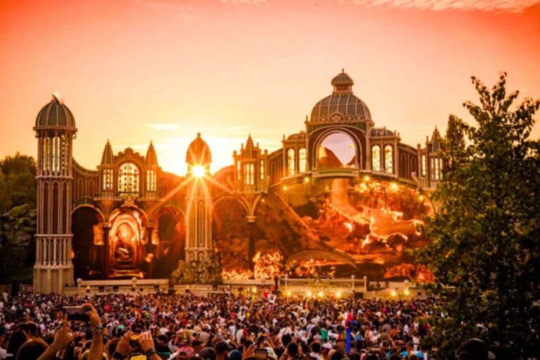 Festival Tomorrowland à Boom en Belgique.