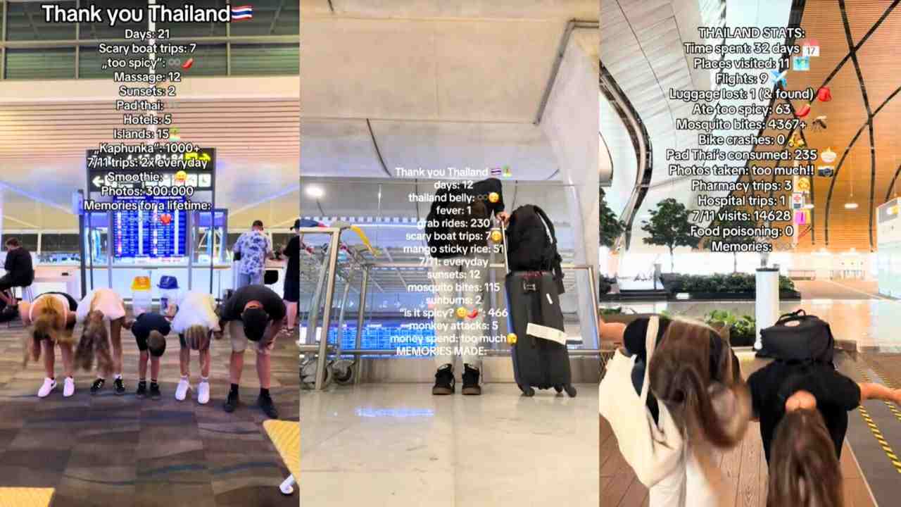 « Merci Thaïlande » : la tendance virale lancée par des touristes étrangers 5 Les touristes font des vidéos pour remercier la Thaïlande après un voyage