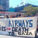 Manifestation contre Thai Airways en Australie