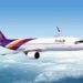 Avion de la compagnie aérienne Thai Airways