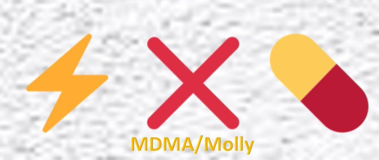 Illustration symbolisant la MDMA (Molly), une drogue de synthèse consommée par certains jeunes