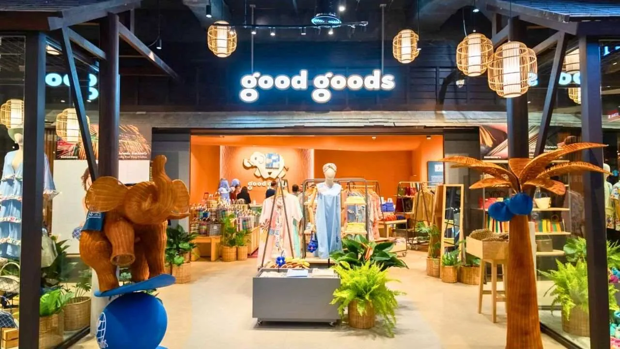 Vitrine d'un magasin Good Goods à Phuket
