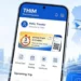 Application THIM de l’immigration thaïlandaise affichée sur un smartphone avec des services numériques destinés aux voyageurs étrangers