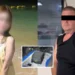 Montage montrant l'adolescente retrouvée morte à Pattaya, le suspect australien arrêté et la valise où le corps a été découvert