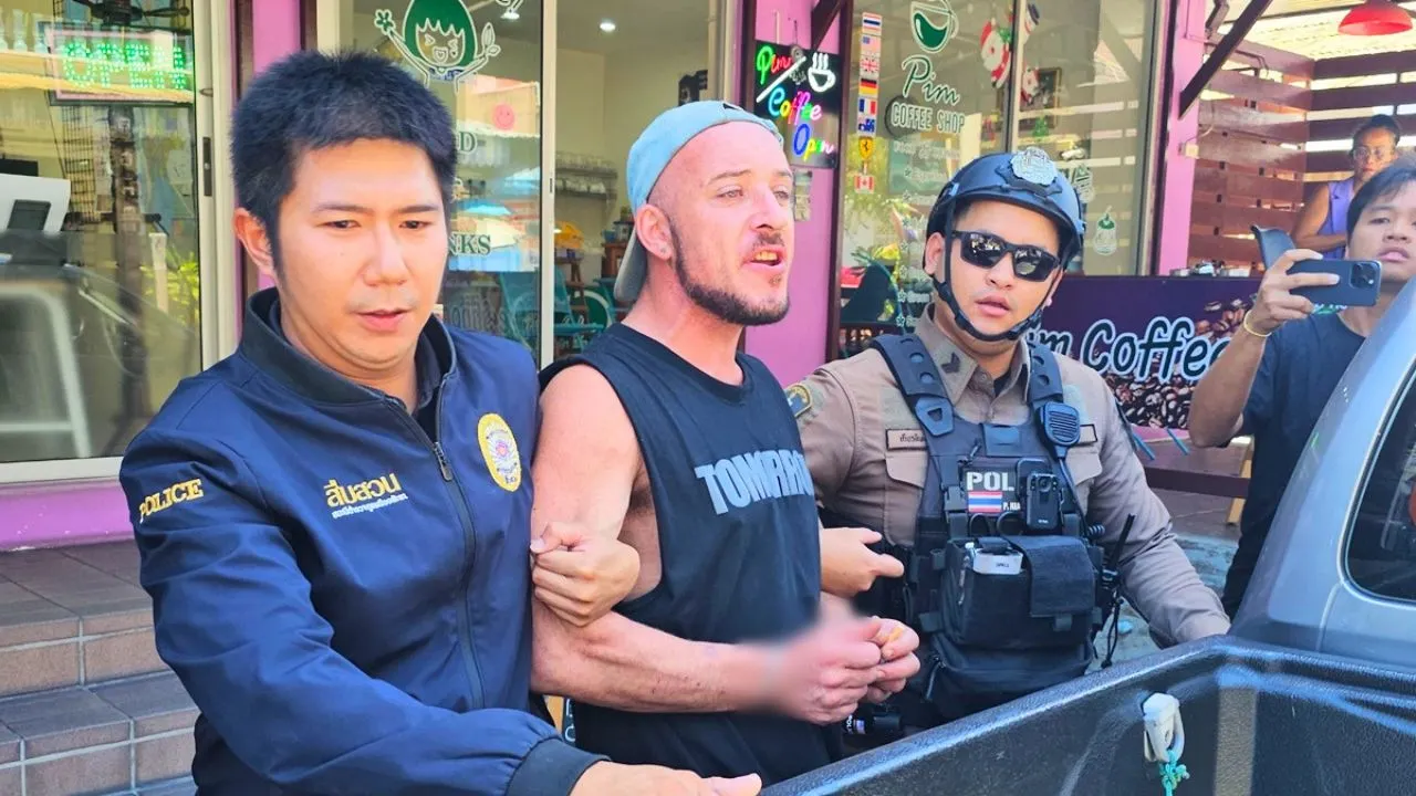 Attaque à l&rsquo;acide à Pattaya : le suspect britannique arrêté