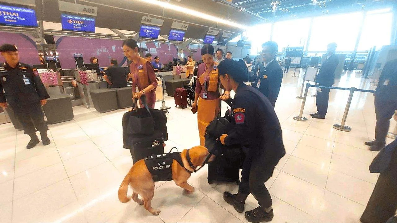 La Thaïlande renforce les contrôles antidrogue dans ses aéroports