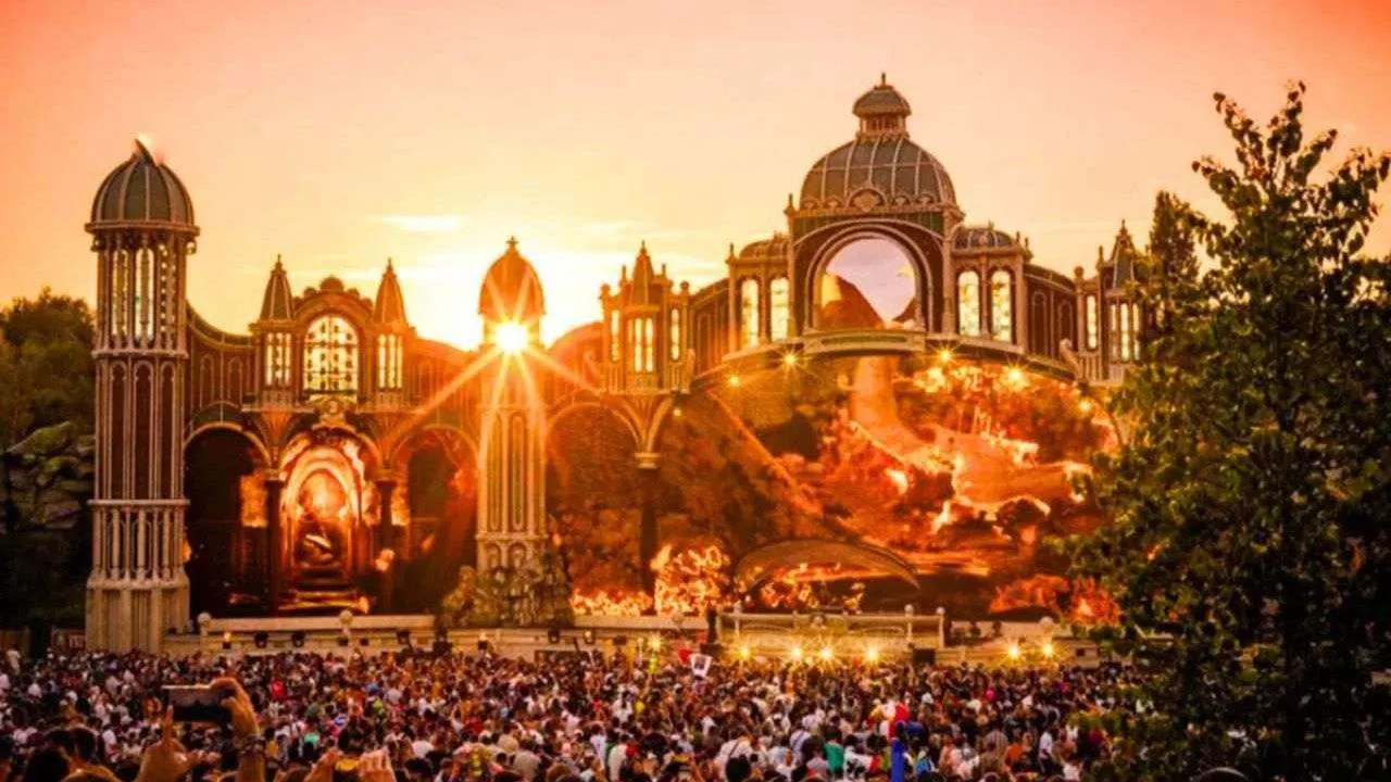 Festival Tomorrowland à Boom en Belgique