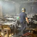 Restaurant Rong Beer Na Ladprao ravagé par un incendie meurtrier dans le quartier de Chatuchak à Bangkok