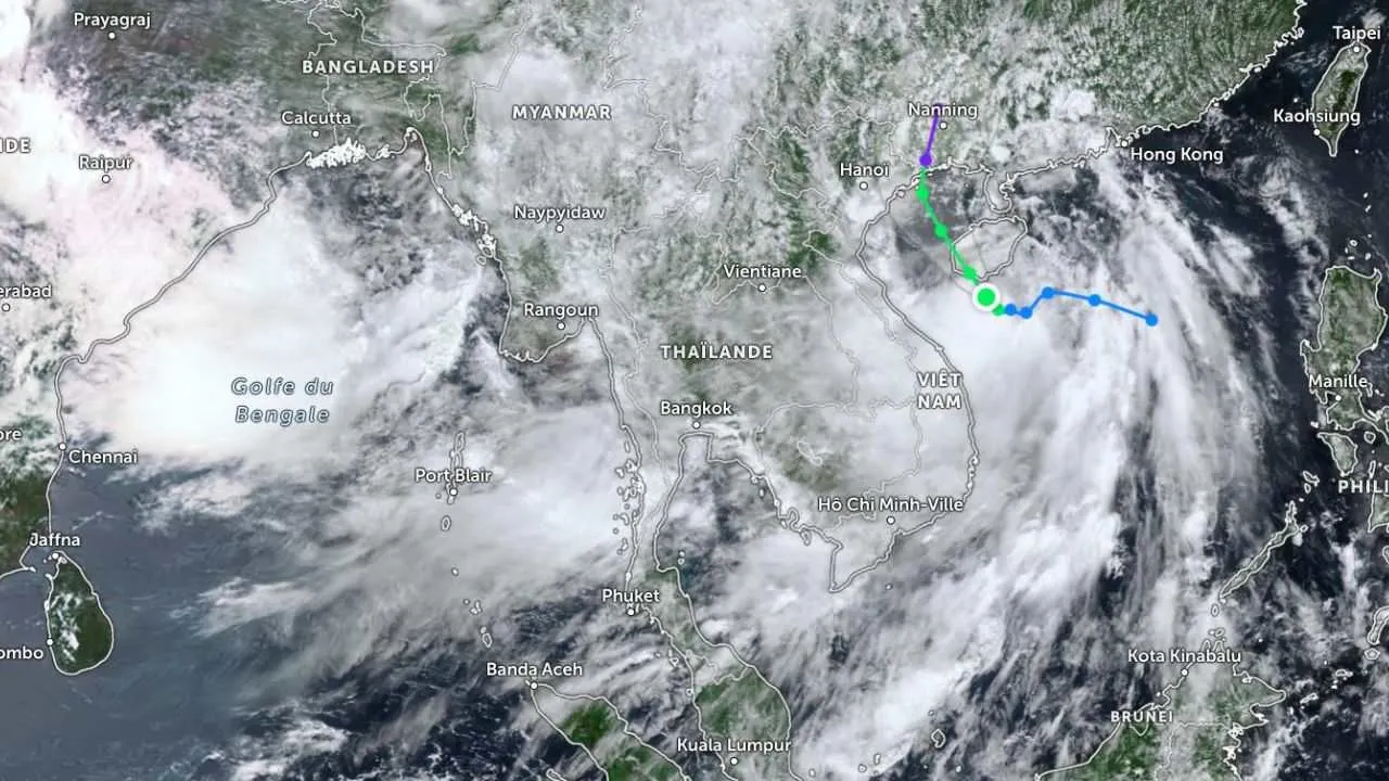 Thaïlande : la tempête Maysak place 15 provinces en zone rouge