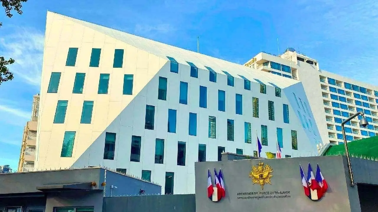 L'ambassade de France à Bangkok en Thaïlande