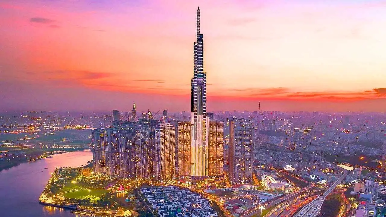 Vue de Hô Chi Minh-Ville au Vietnam