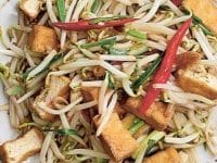Tofu sauté aux germes de soja : la recette